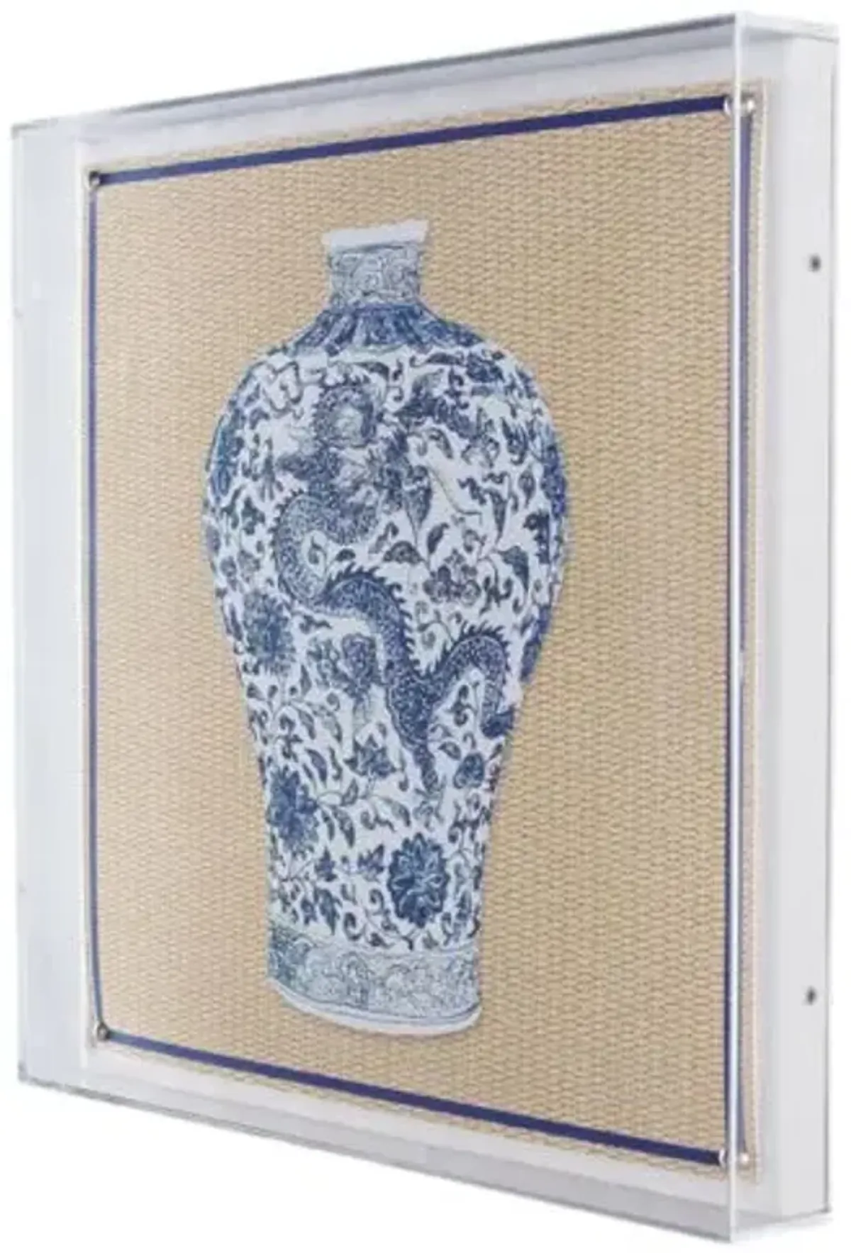 Ming Vase II Print - 20" x 20" - Port 68 - Blue