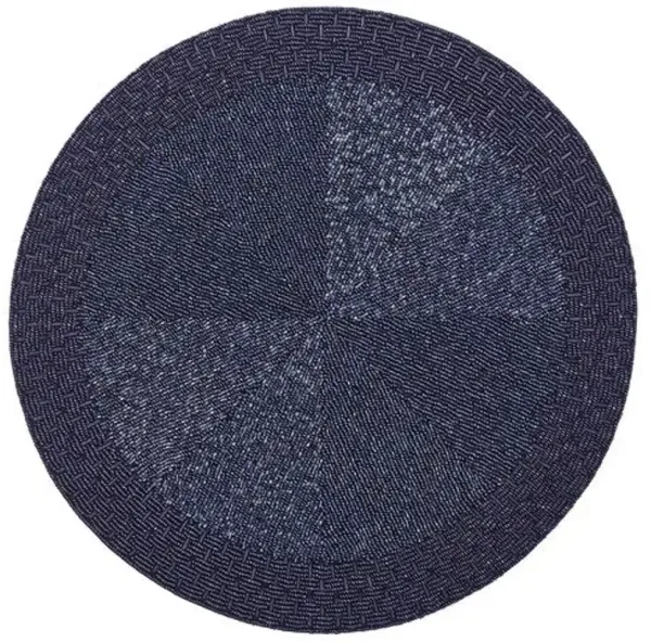 Set of 2 Palisade Placemats - Kim Seybert - Blue