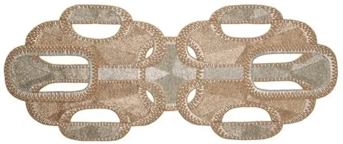 Palisade Runner - Gold & Silver - Kim Seybert