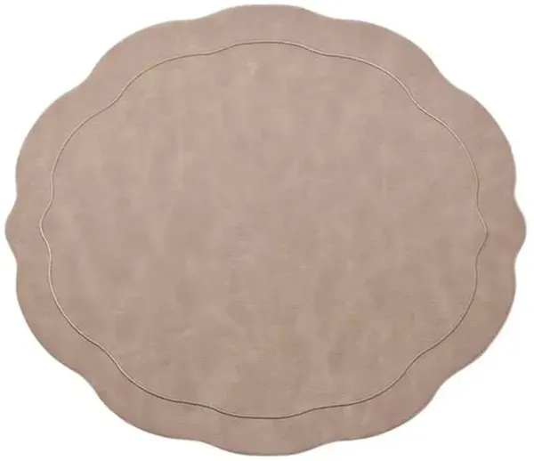 Set of 4 Tailored Placemats - Kim Seybert - Beige