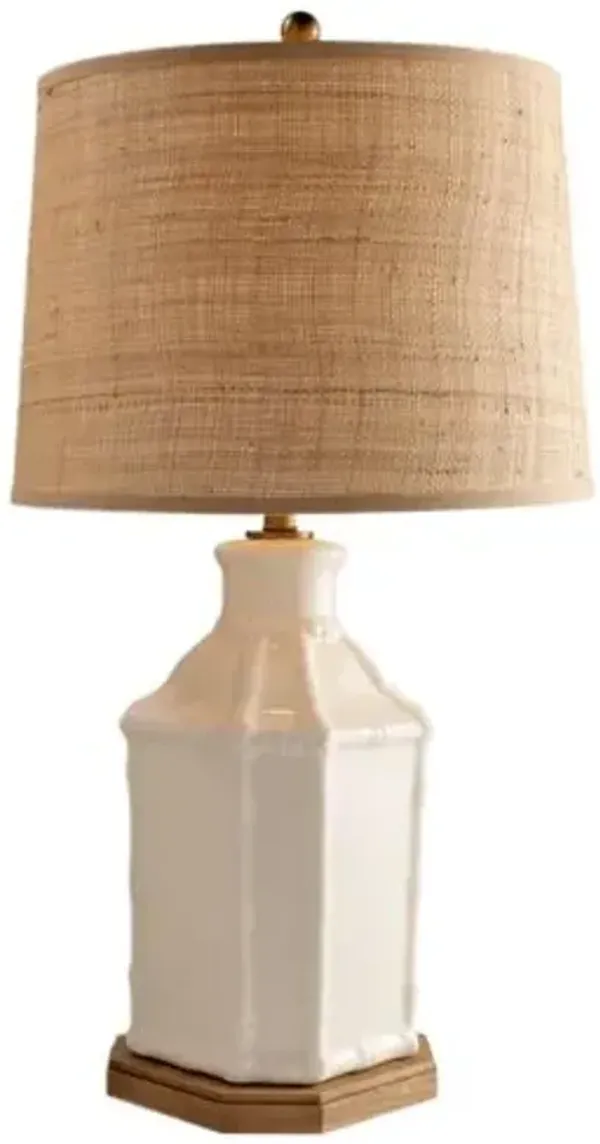 Amelia 31" Table Lamp - Port 68 - Ivory