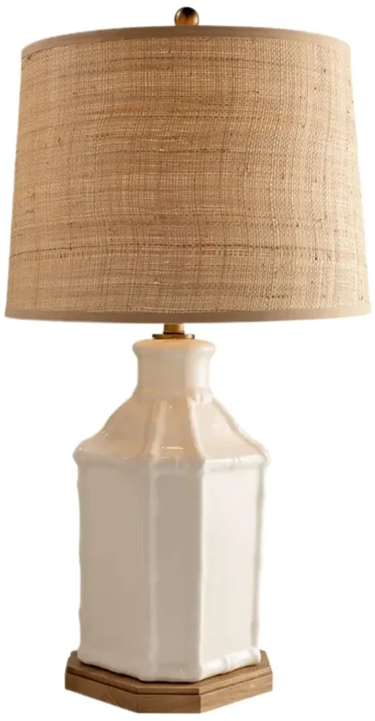 Amelia 31" Table Lamp - Port 68 - Ivory