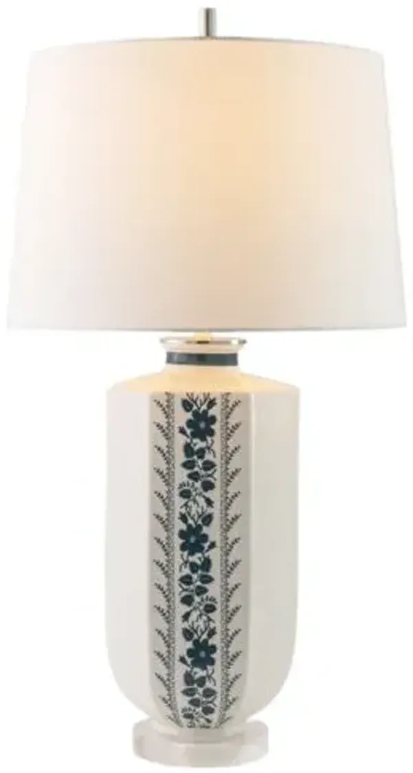Breckenridge 31" Table Lamp - Cream/Navy - Port 68 - Multi