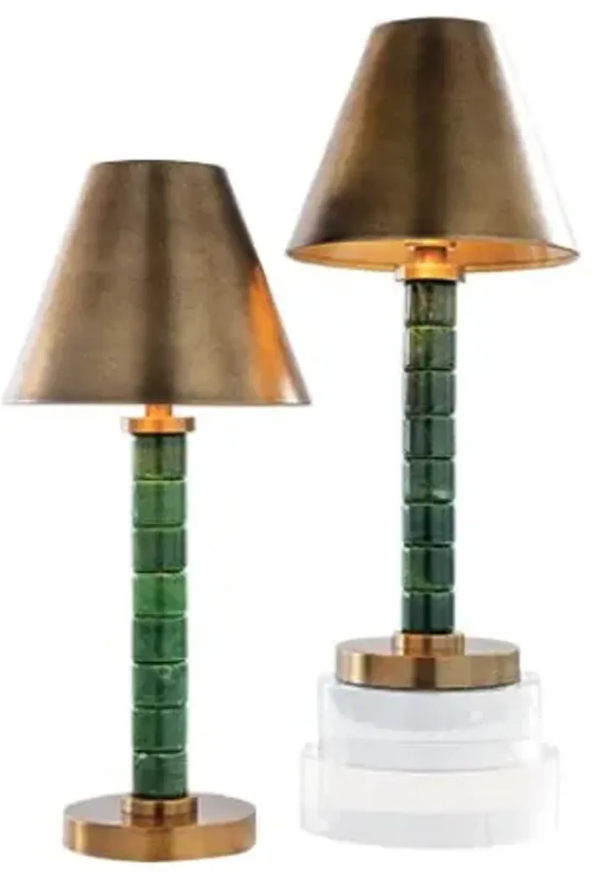 Jade Garden 17" Mini Accent Lamp - Port 68 - Green