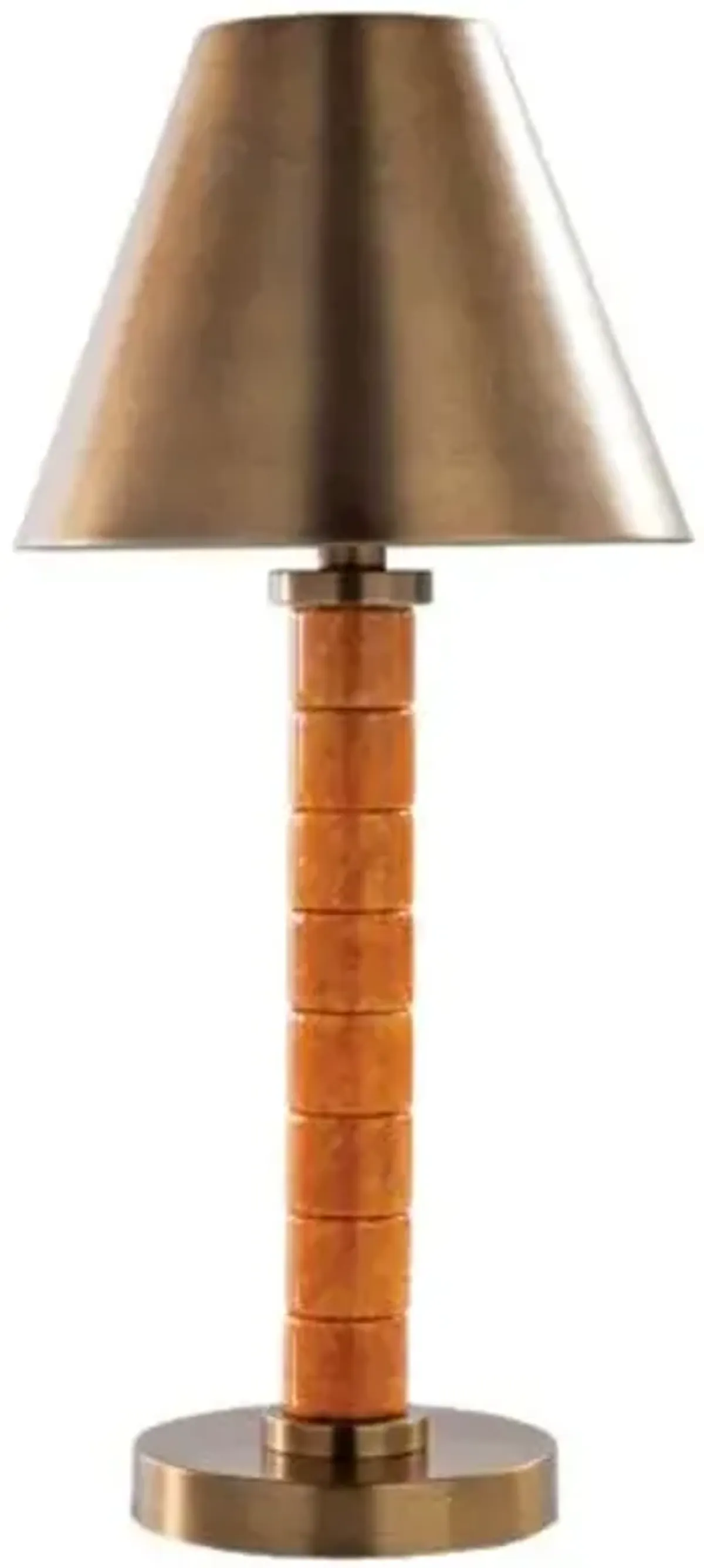 Jade Garden 17" Mini Accent Lamp - Port 68 - Brown