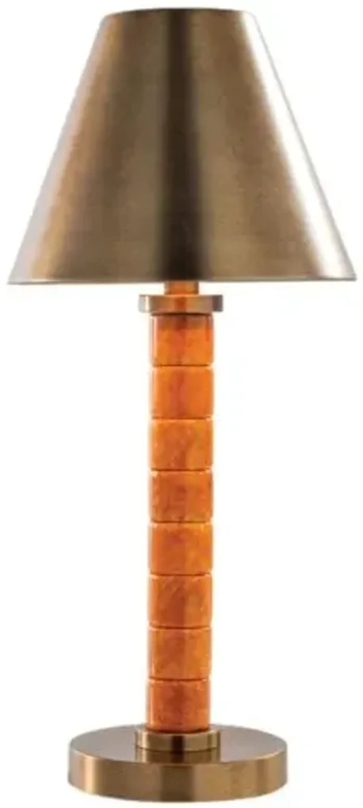 Jade Garden 17" Mini Accent Lamp - Port 68 - Brown