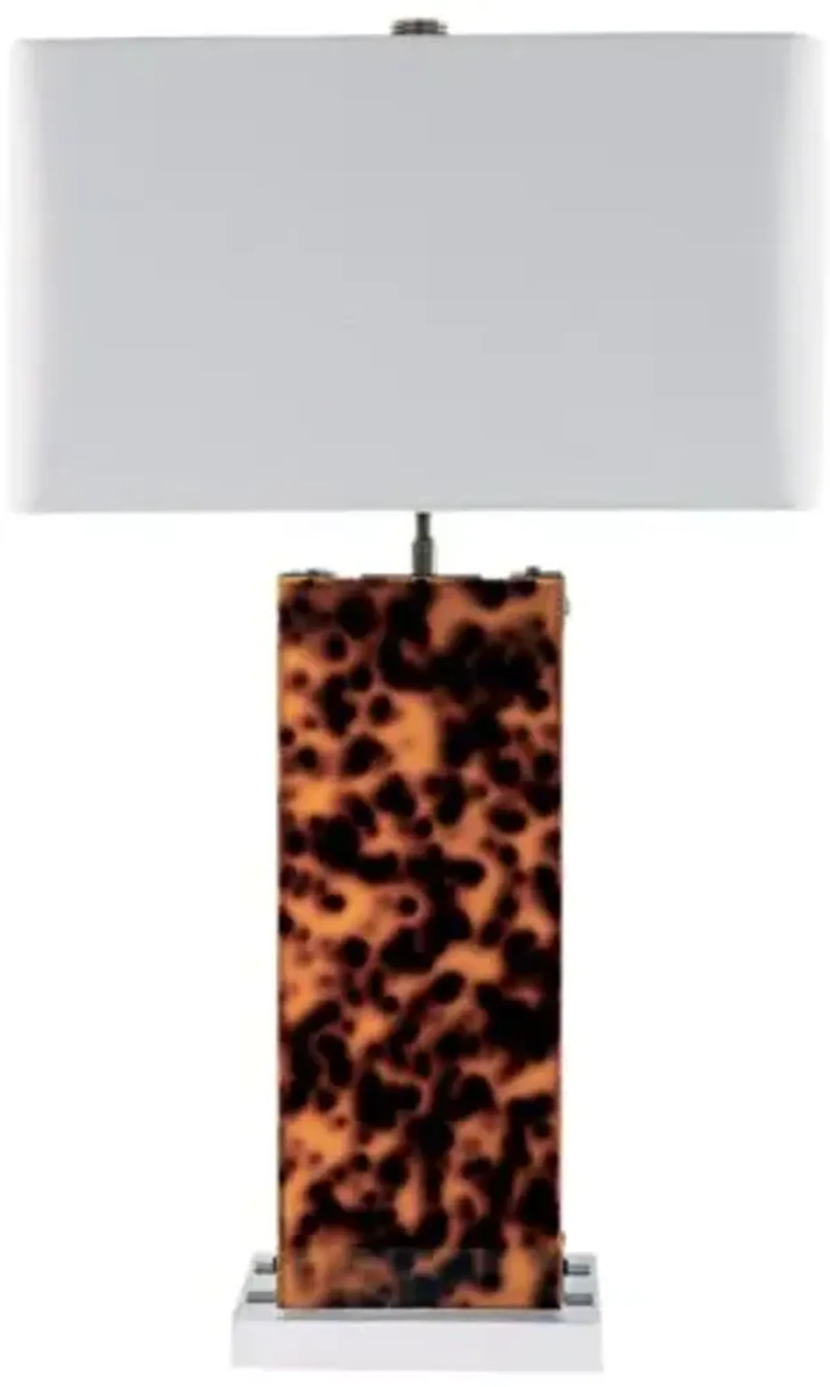 Milan 30" Tortoise Table Lamp - Brown - Port 68