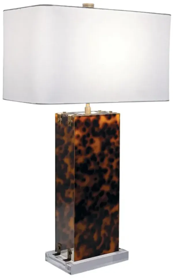 Milan 30" Tortoise Table Lamp - Brown - Port 68