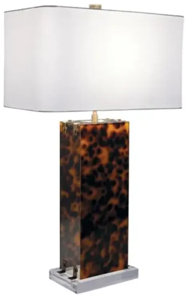 Milan 30" Tortoise Table Lamp - Brown - Port 68