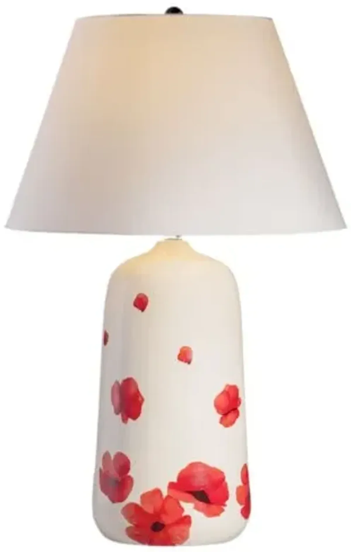 Poppy 31" Table Lamp - Red/Cream - Port 68