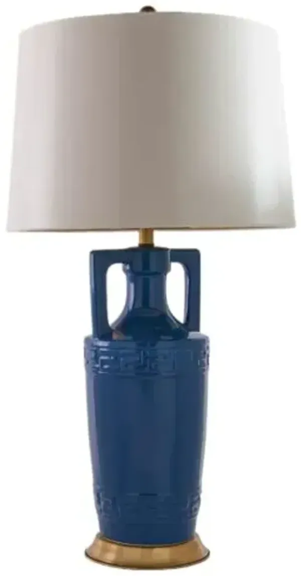 Regency 34" Table Lamp - Port 68 - Blue