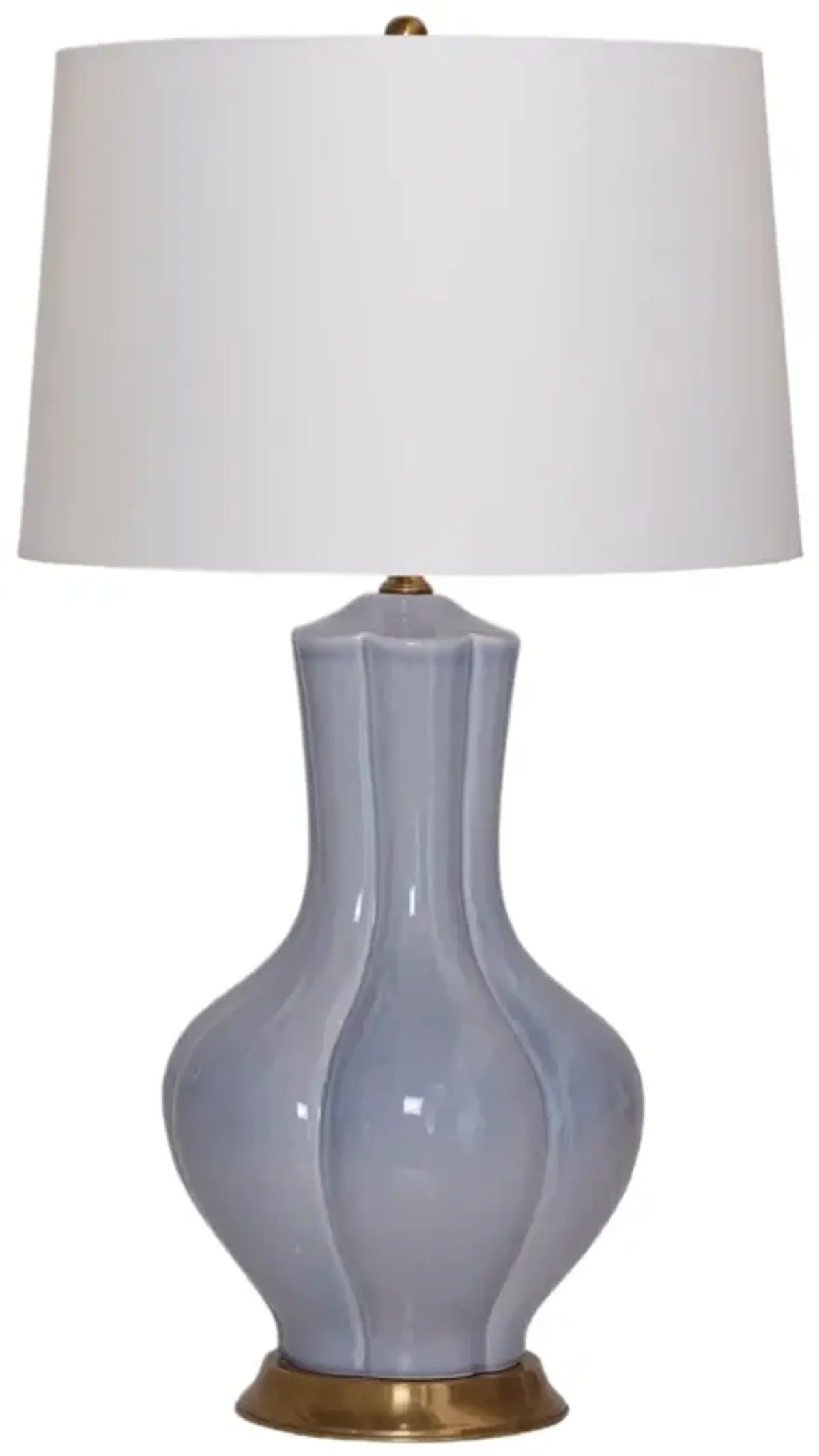 Southampton 34" Brass Base Table Lamp - Port 68 - Gray