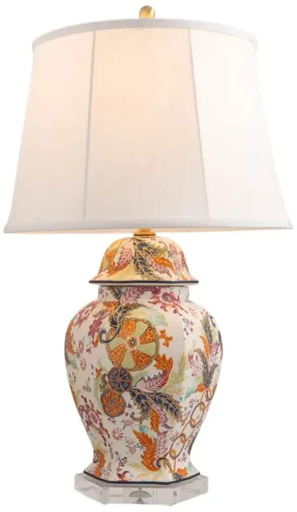 Tobacco Leaf 28" Table Lampcolor - Port 68 - Multi