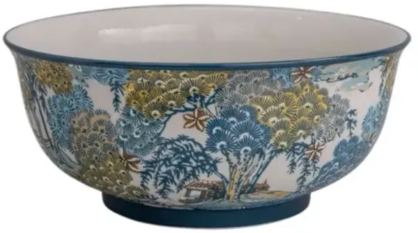 Sea Of Trees Bowl - Blue/Yellow - Port 68