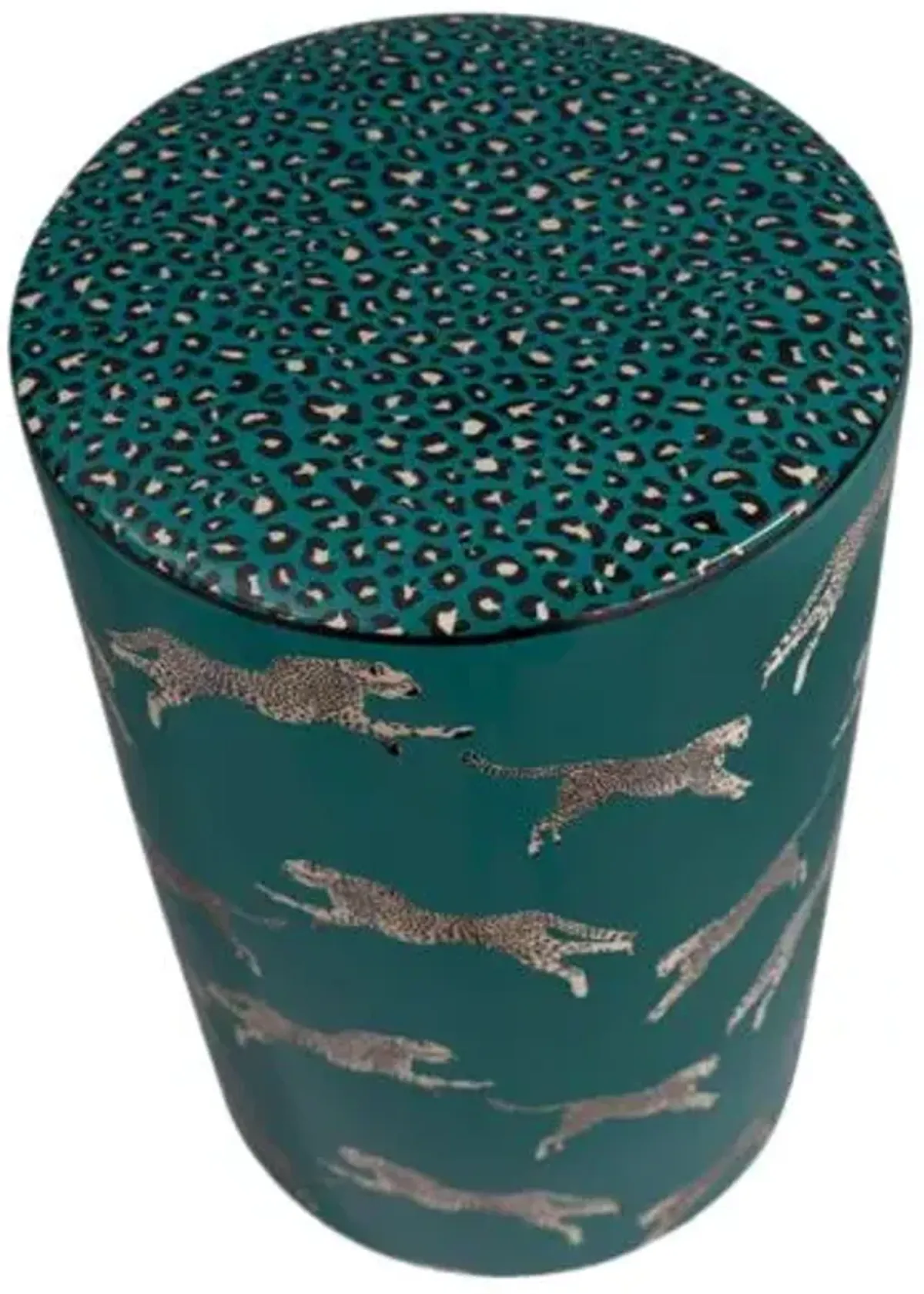 Leaping Cheetah Garden Stool - Port 68