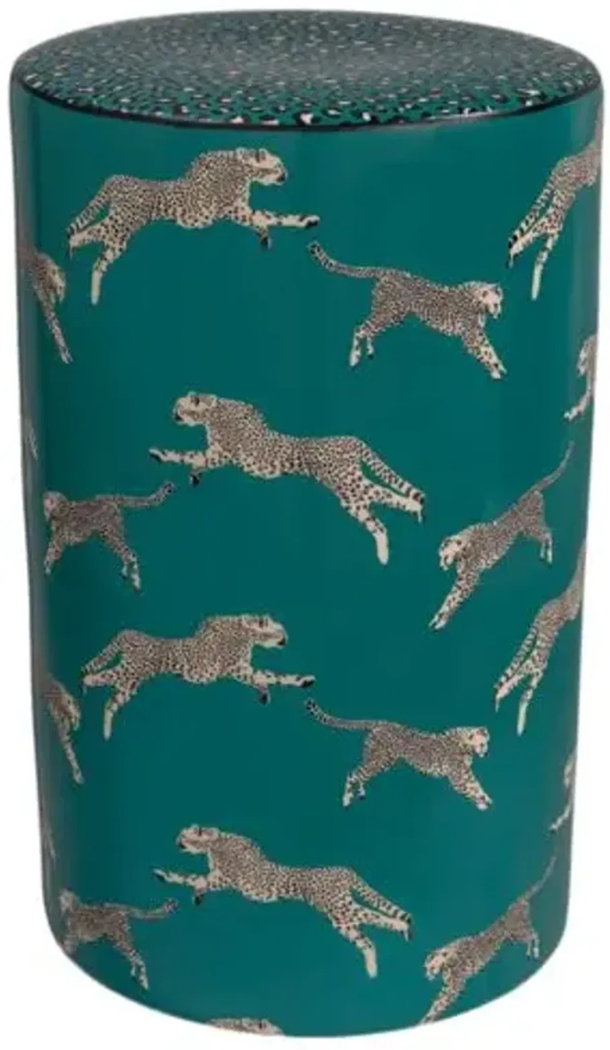 Leaping Cheetah Garden Stool - Port 68