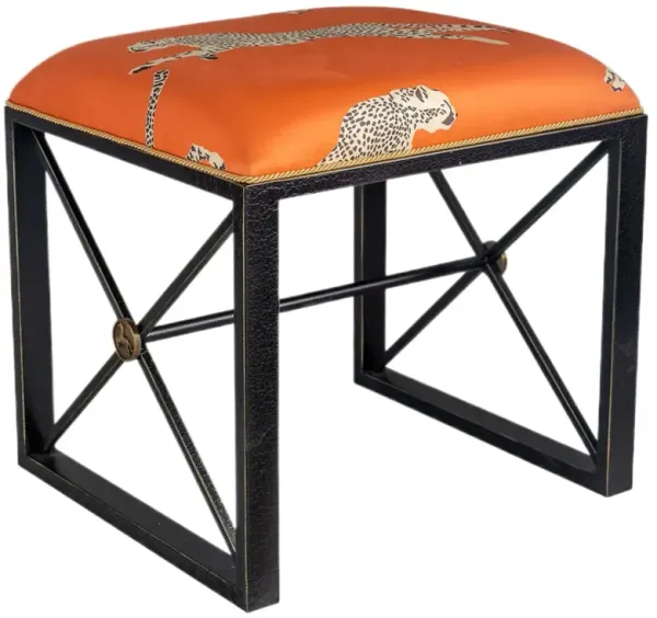 Medallion Single Leaping Cheetah Bench