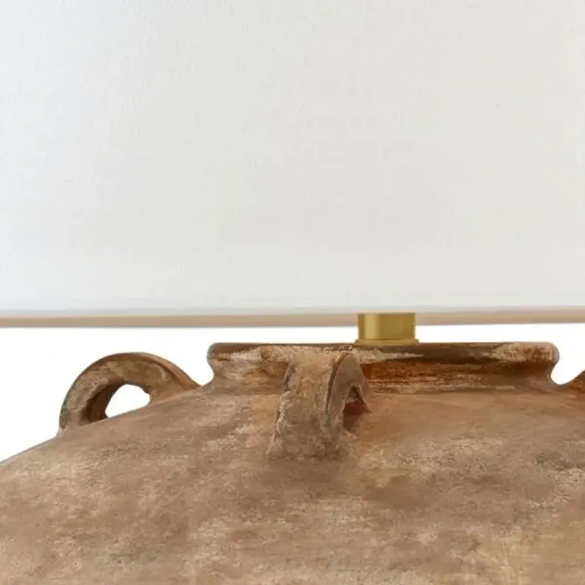 Visual Comfort - Brewer 26" Terracotta Table Lamp - Beige