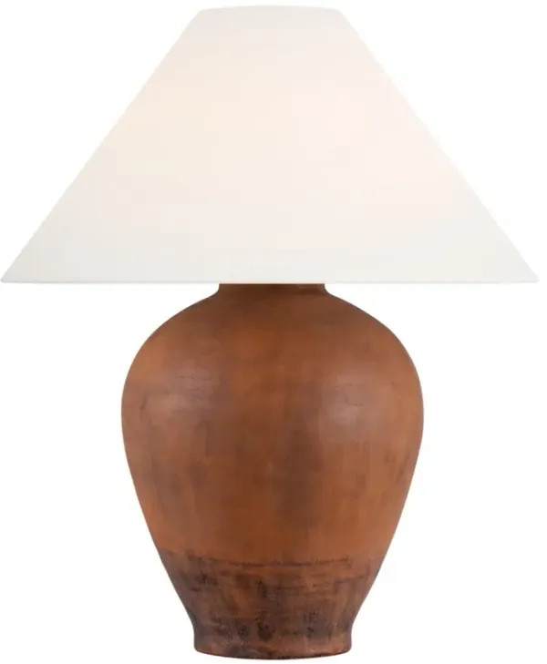 Visual Comfort - Fischer 36" Terracotta Table Lamp - Orange