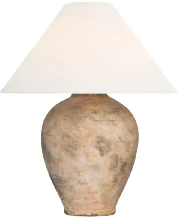 Visual Comfort - Fischer 36" Terracotta Table Lamp - Beige