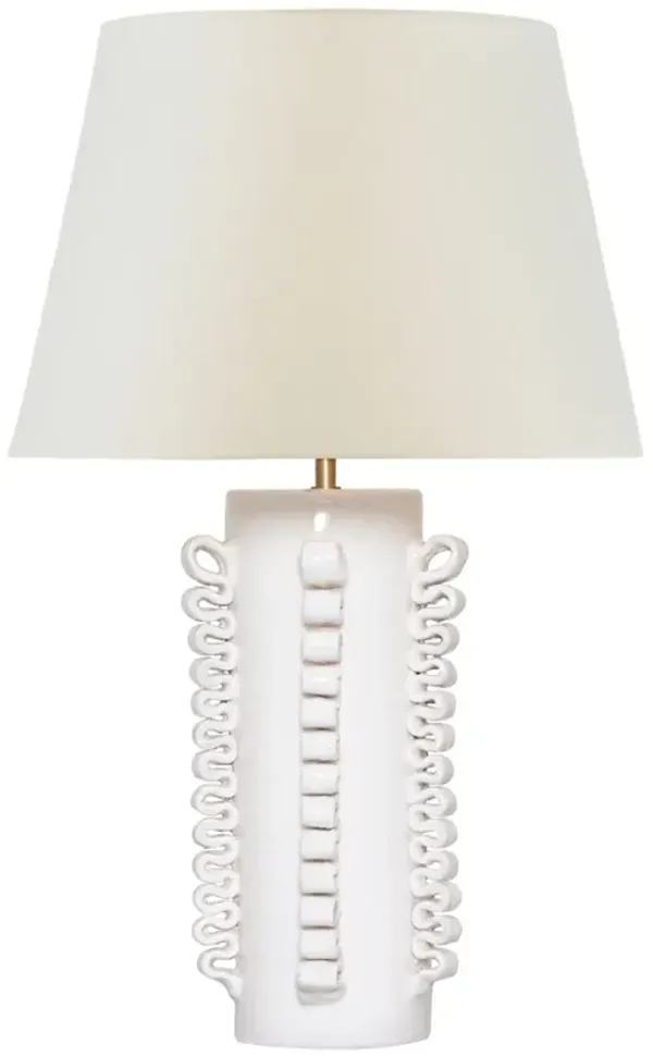 Visual Comfort - Amandine 25" Ceramic Table Lamp - White