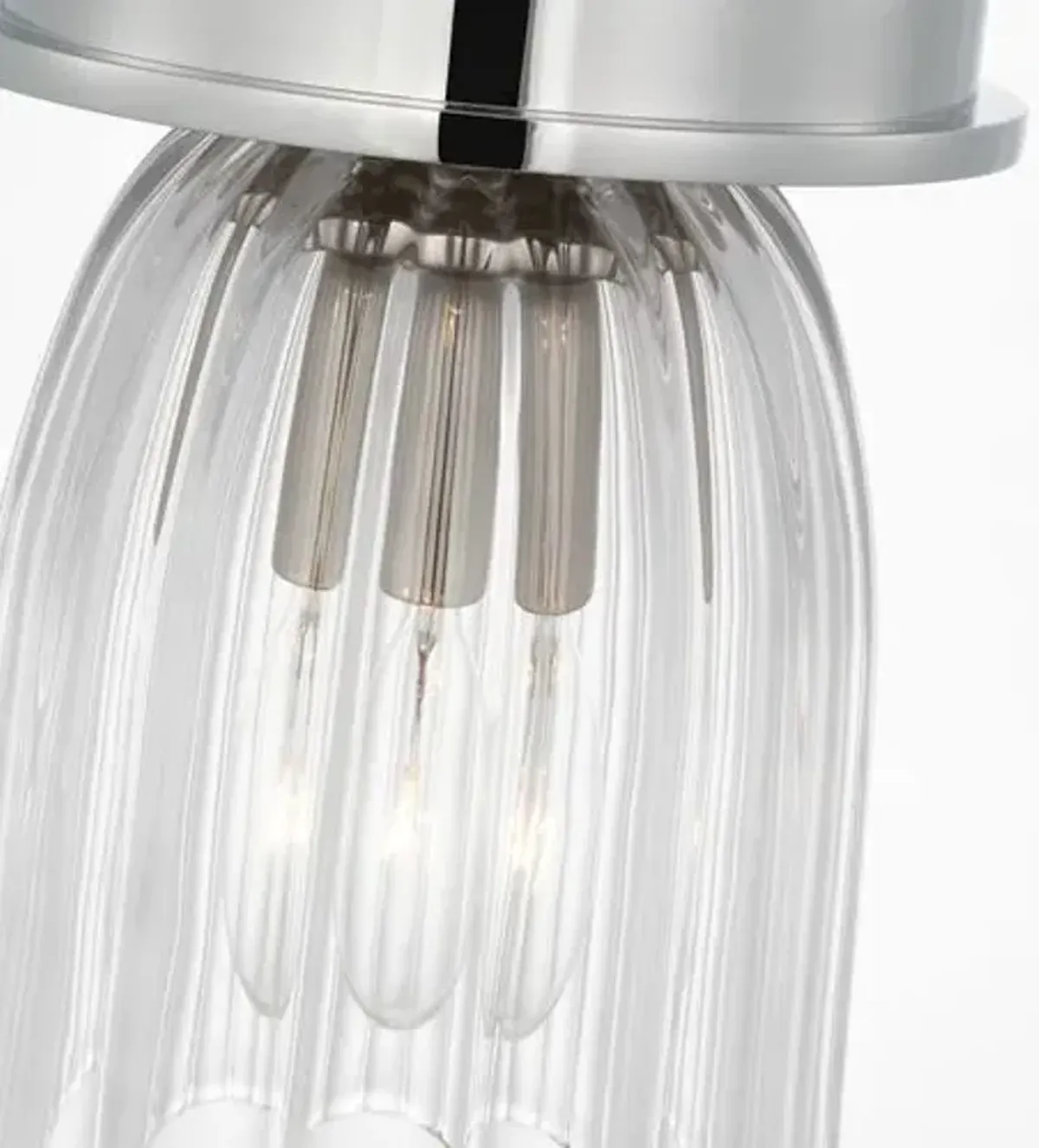 Visual Comfort - Asalea 5" Solitaire Glass Flush Mount - Clear