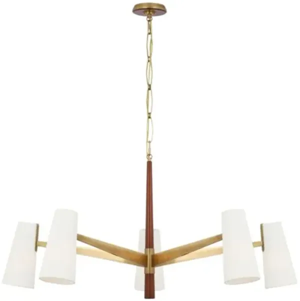 Visual Comfort - Olina 44" Chandelier - Gold