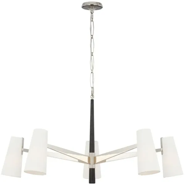 Visual Comfort - Olina 44" Chandelier - Silver
