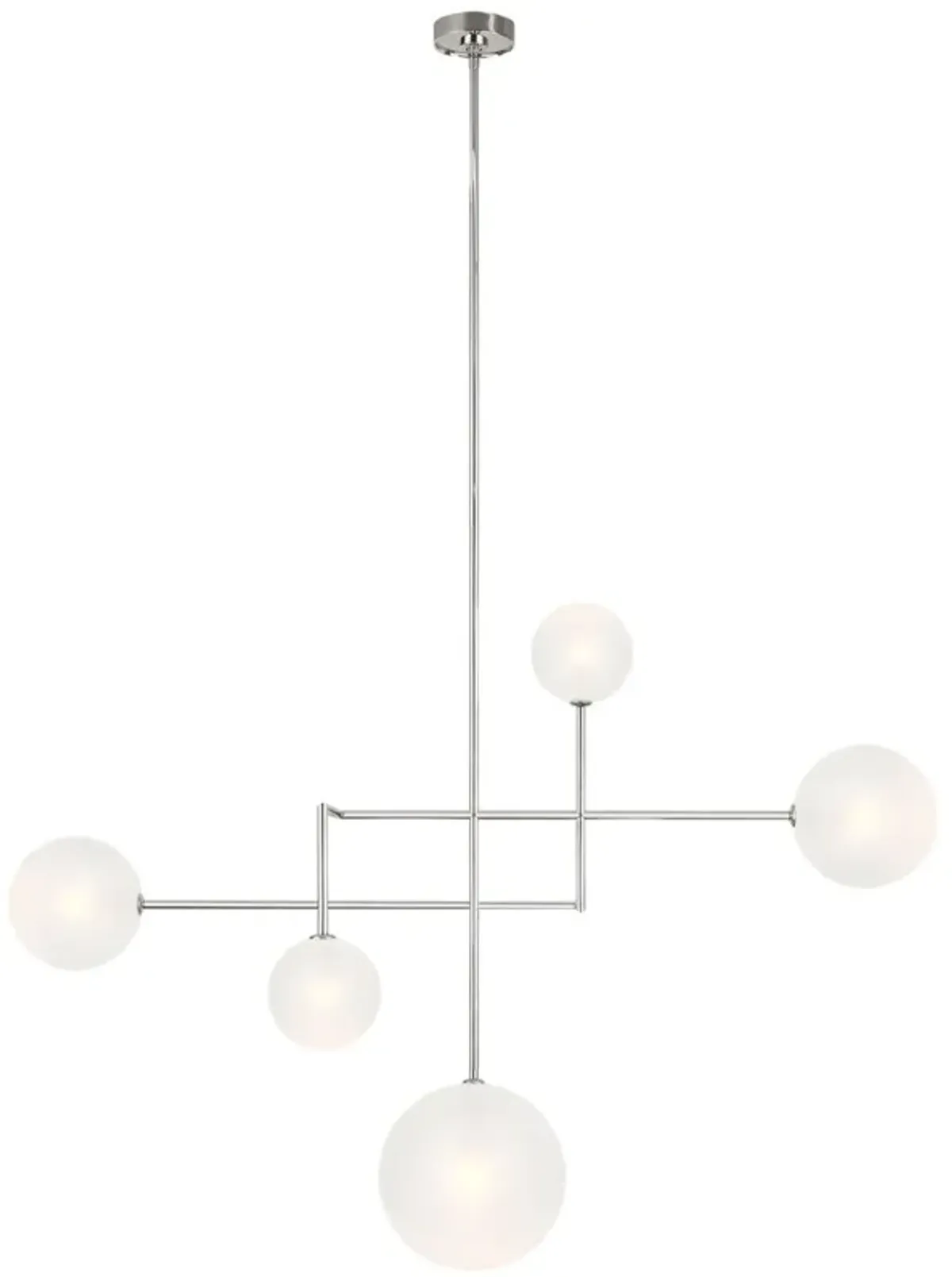 Visual Comfort - Linnea 57" Chandelier - Silver