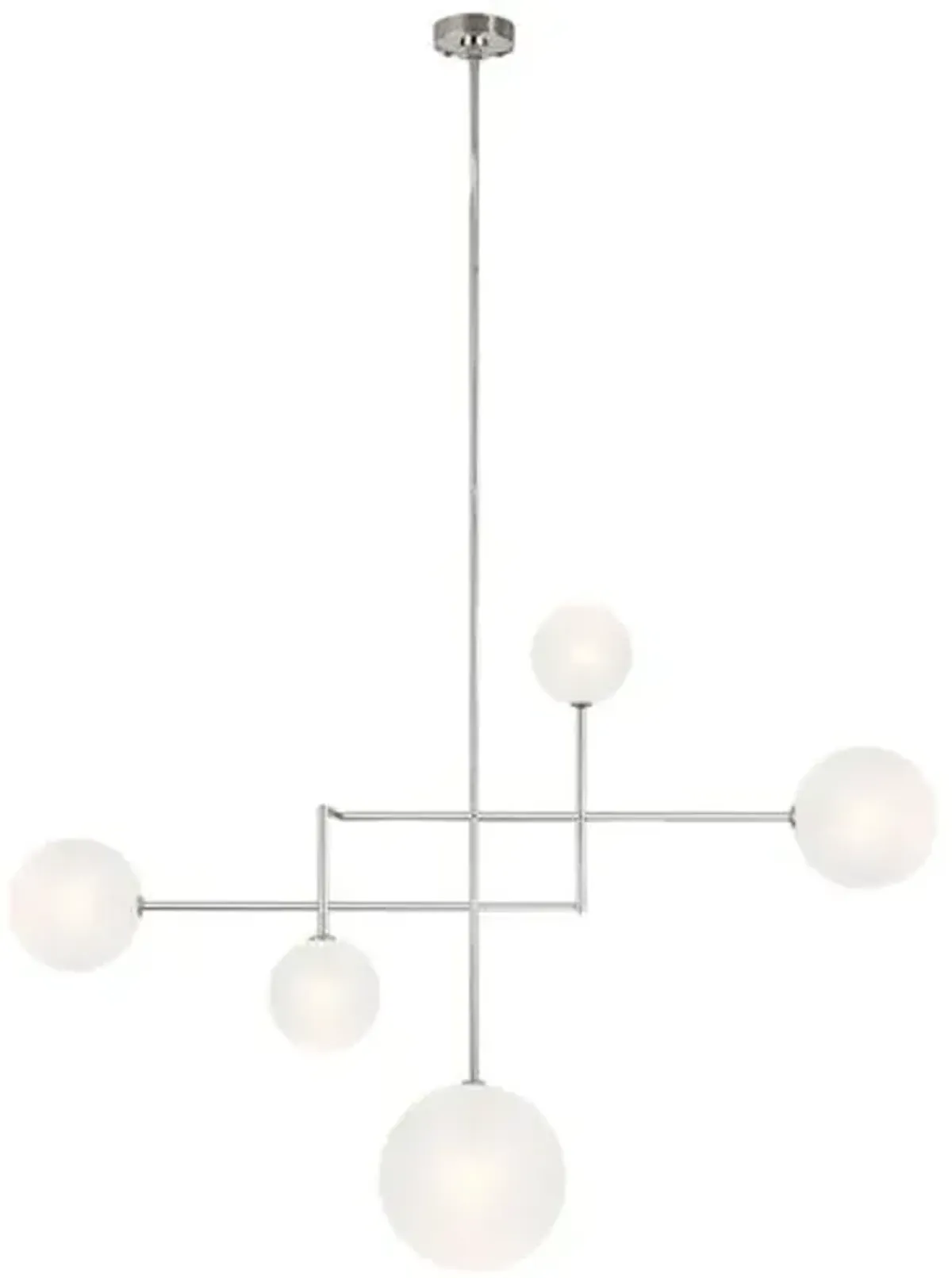 Visual Comfort - Linnea 57" Chandelier - Silver