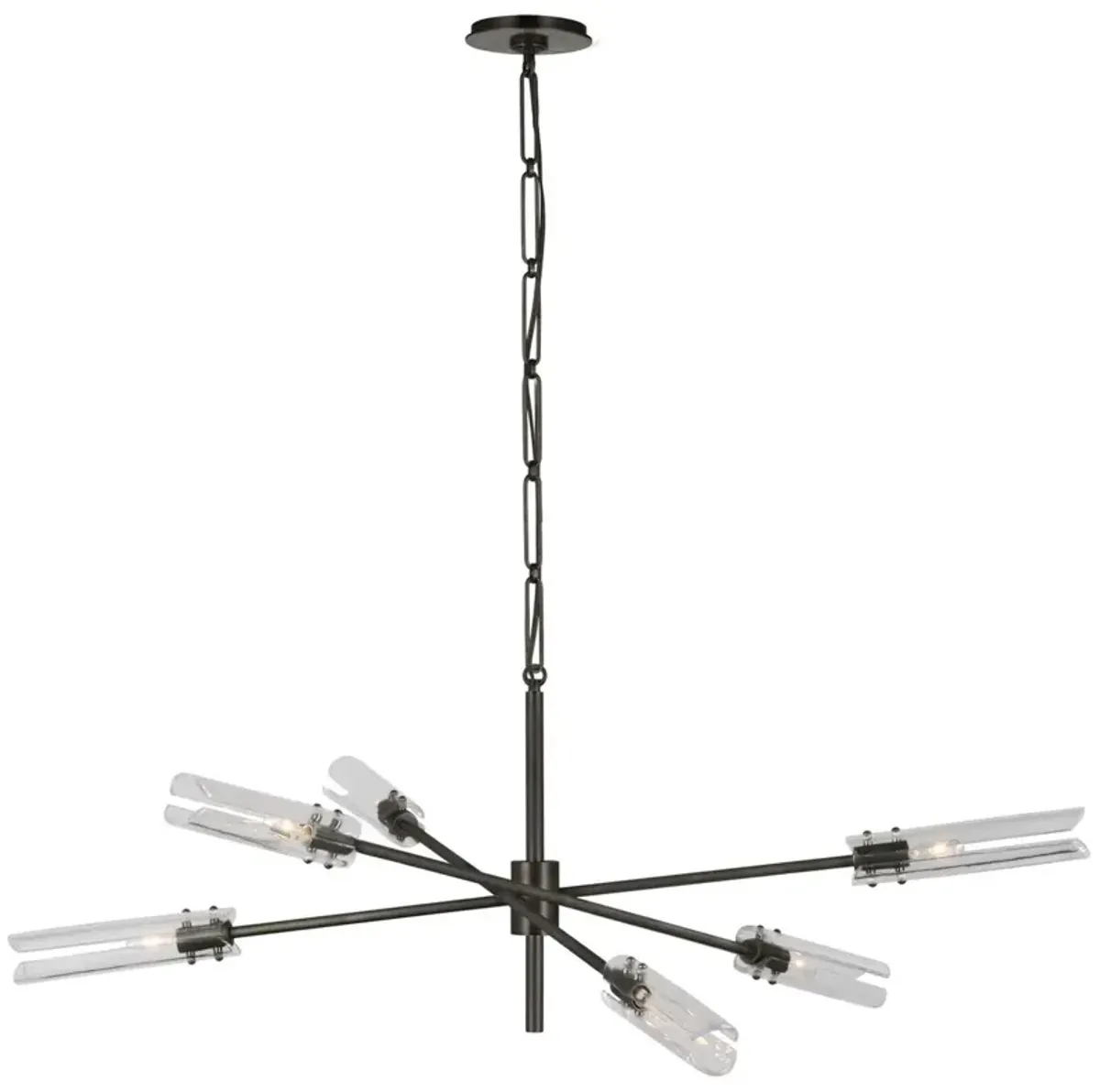 Visual Comfort - Casoria XL Radial Chandelier - Brown