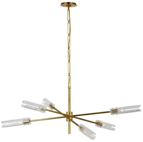 Visual Comfort - Casoria XL Radial Chandelier - Gold