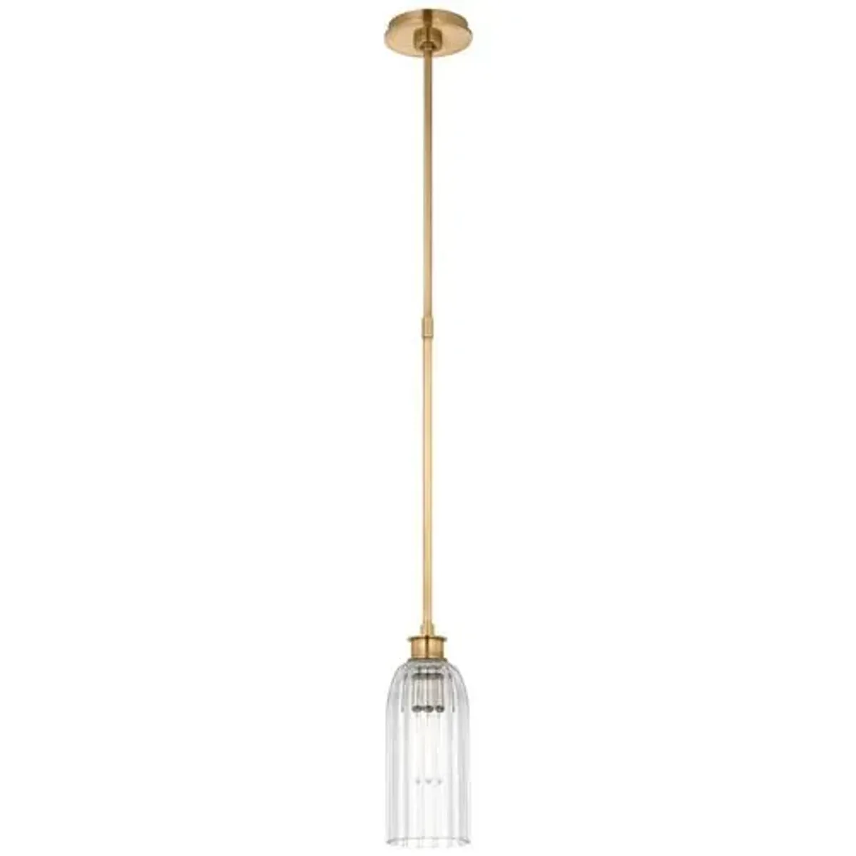 Visual Comfort - Asalea 5" Glass Pendant - Gold