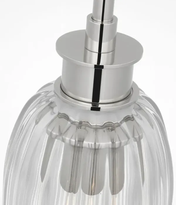 Visual Comfort - Asalea 5" Glass Pendant - Clear