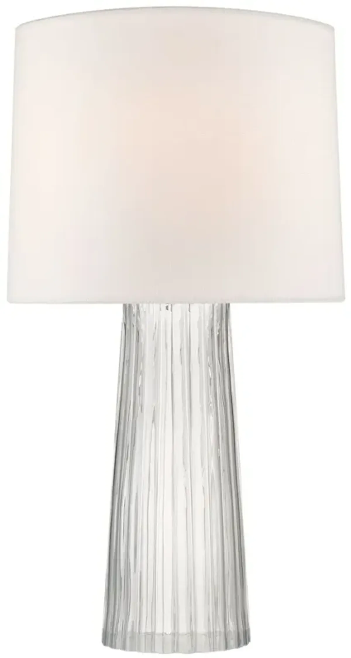 Visual Comfort - Danube Medium Glass Table Lamp - Clear