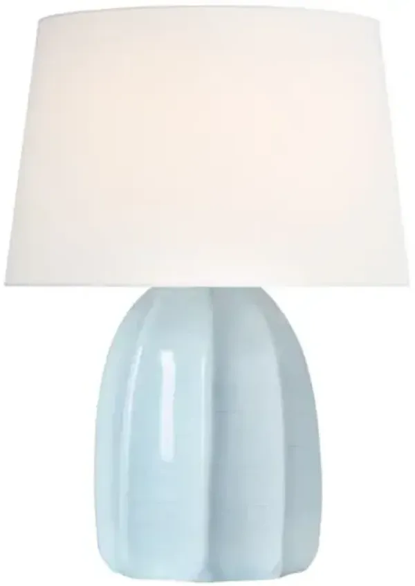 Visual Comfort - Melanie 12" Integrated LED Cordless Terracotta Accent Lamp - Blue