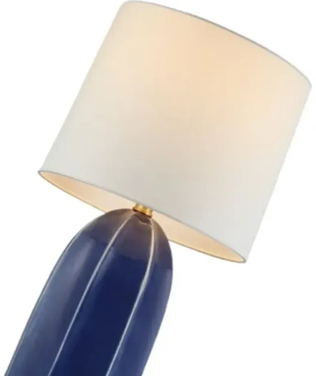 Visual Comfort - Melanie Large Ceramic Table Lamp - Blue