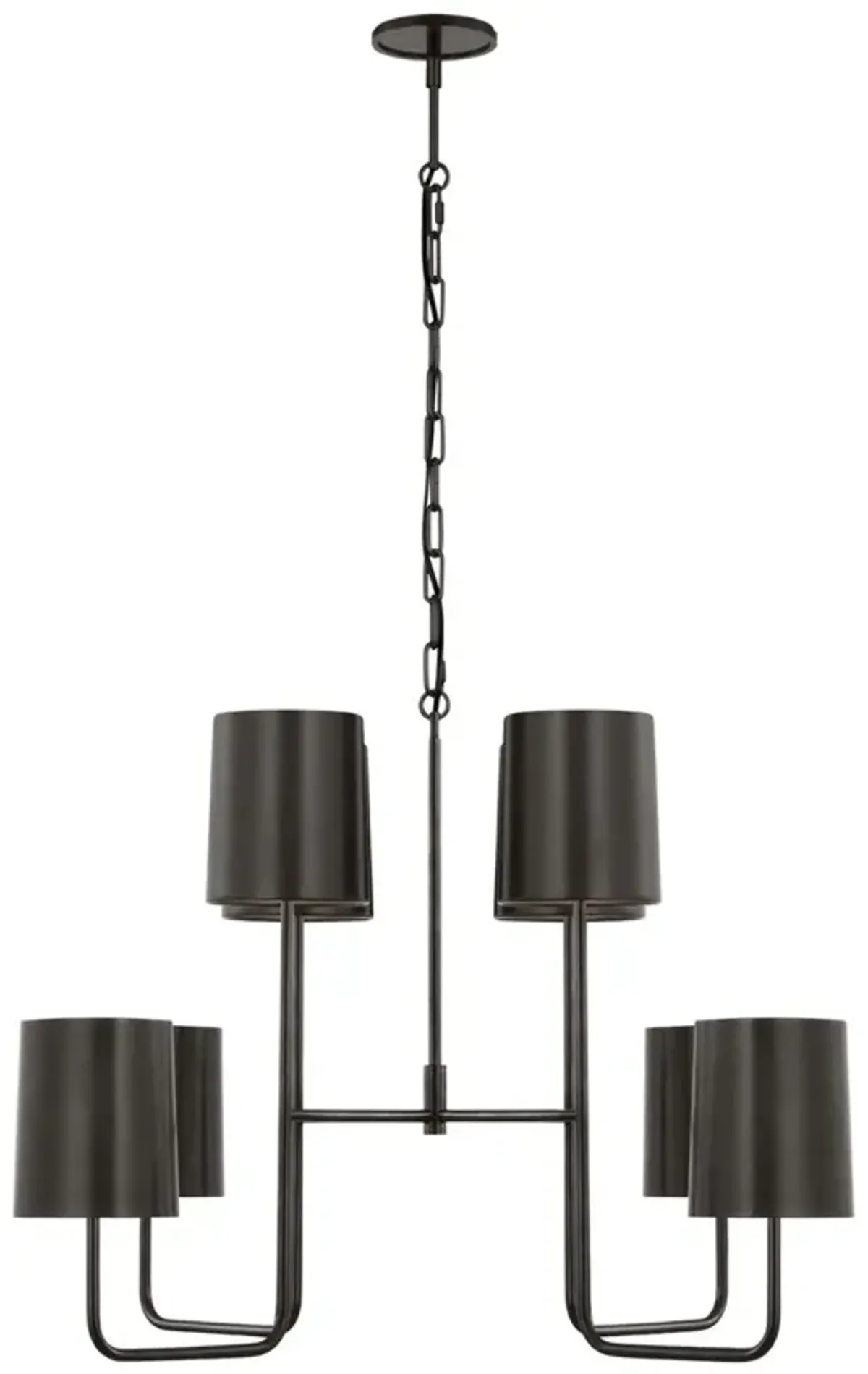 Visual Comfort - Go Lightly Extra Large Two-Tier Chandelier - Brown