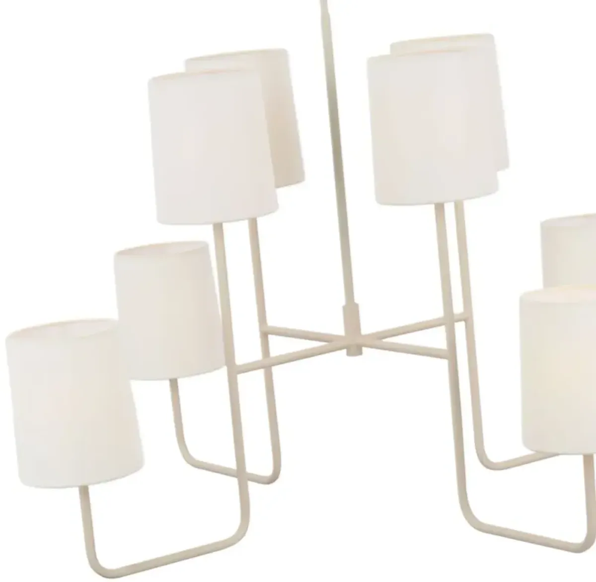 Visual Comfort - Go Lightly Extra Large Two-Tier Chandelier - White