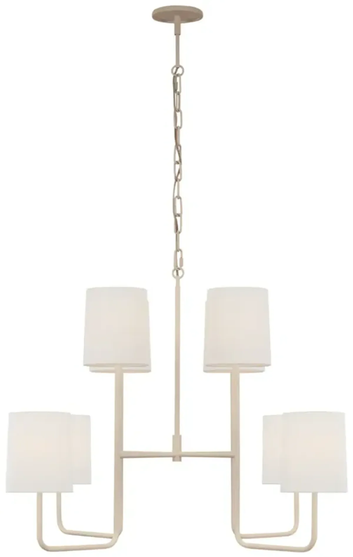 Visual Comfort - Go Lightly Extra Large Two-Tier Chandelier - White