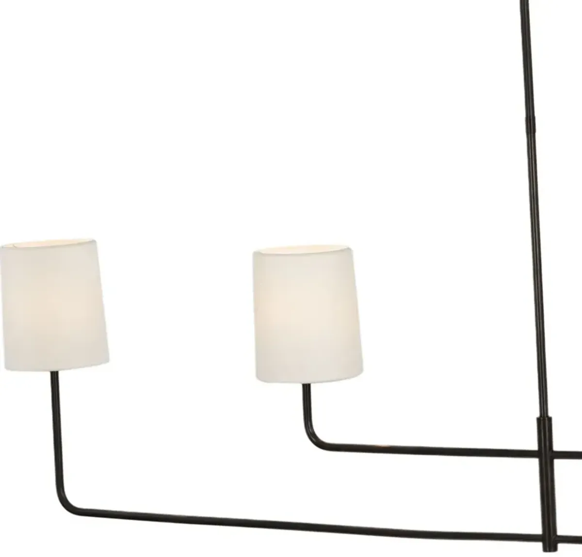 Visual Comfort - Go Lightly 70" 4-Light Linear Chandelier - Brown