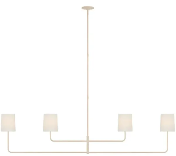 Visual Comfort - Go Lightly 70" 4-Light Linear Chandelier - White