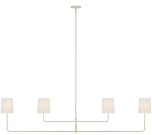 Visual Comfort - Go Lightly 70" 4-Light Linear Chandelier - White