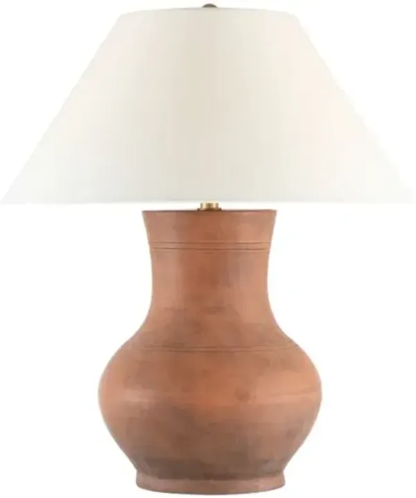 Visual Comfort - Sorrento 29" Terracotta Table Lamp - Orange