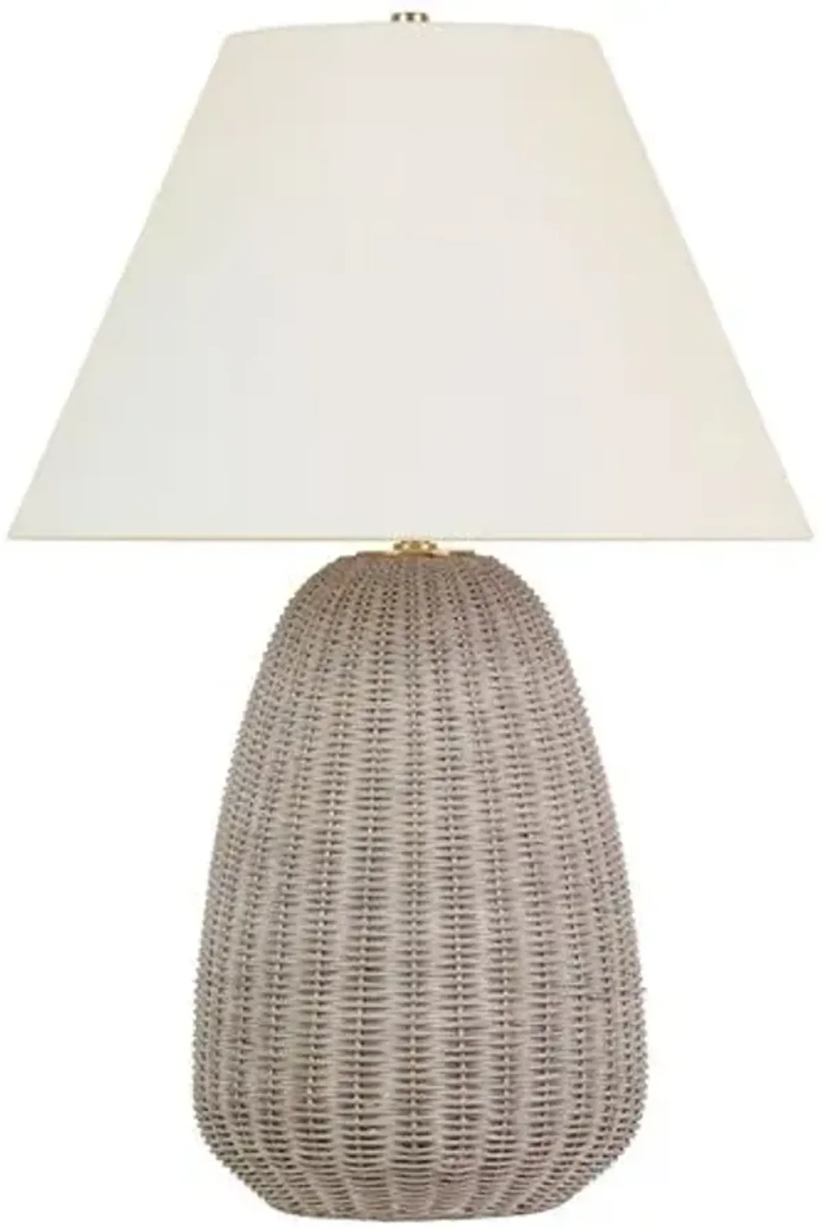 Visual Comfort - Kokomo 30" Wicker Table Lamp - Beige