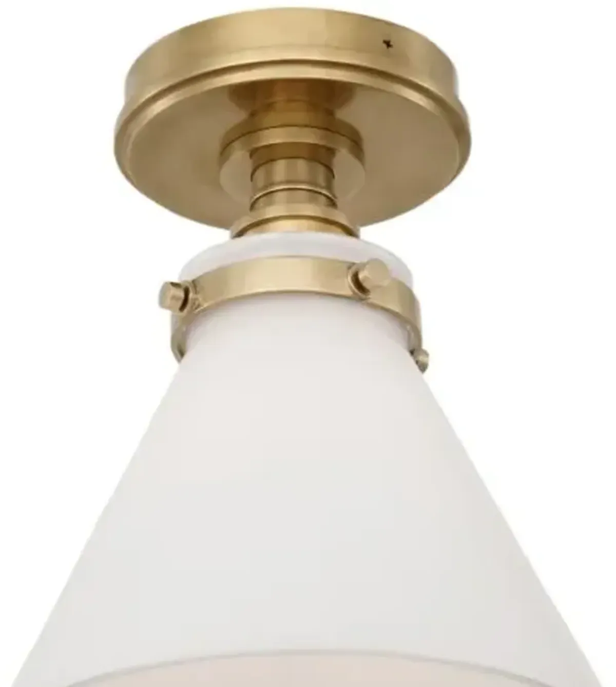 Visual Comfort - Parkington Conical Flush Mount - Gold