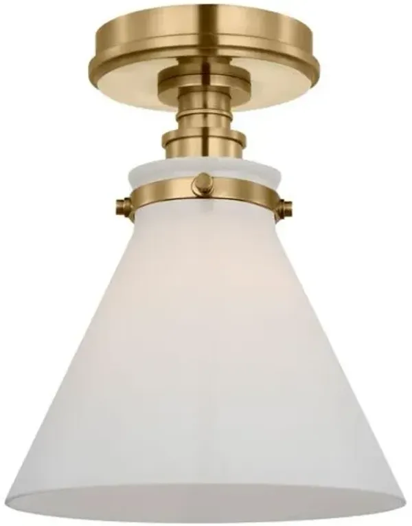 Visual Comfort - Parkington Conical Flush Mount - Gold