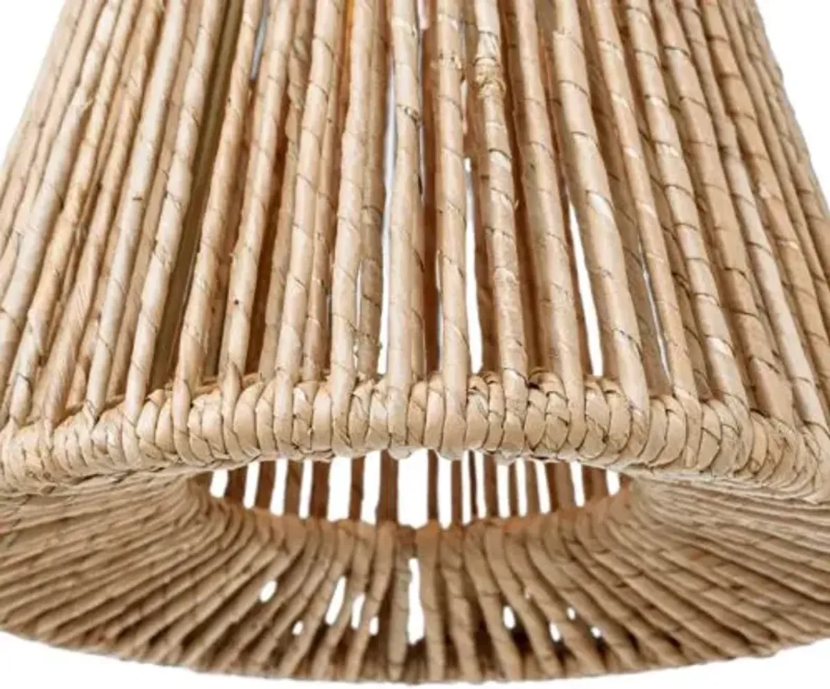 Visual Comfort - Antigua Natural Abaca Pendant - Brown