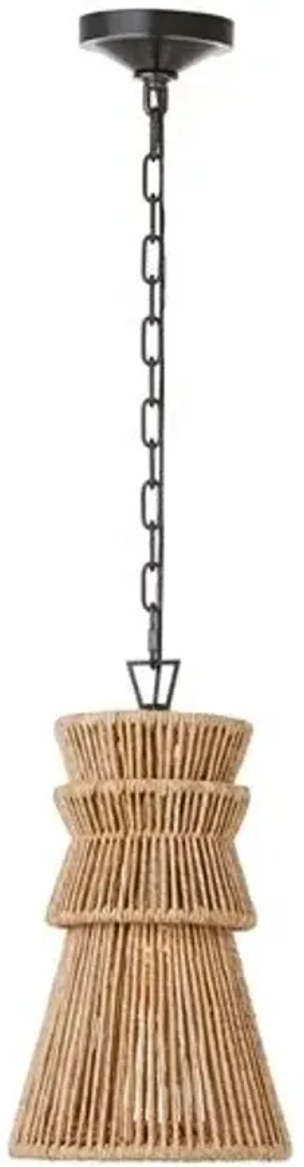 Visual Comfort - Antigua Natural Abaca Pendant - Brown