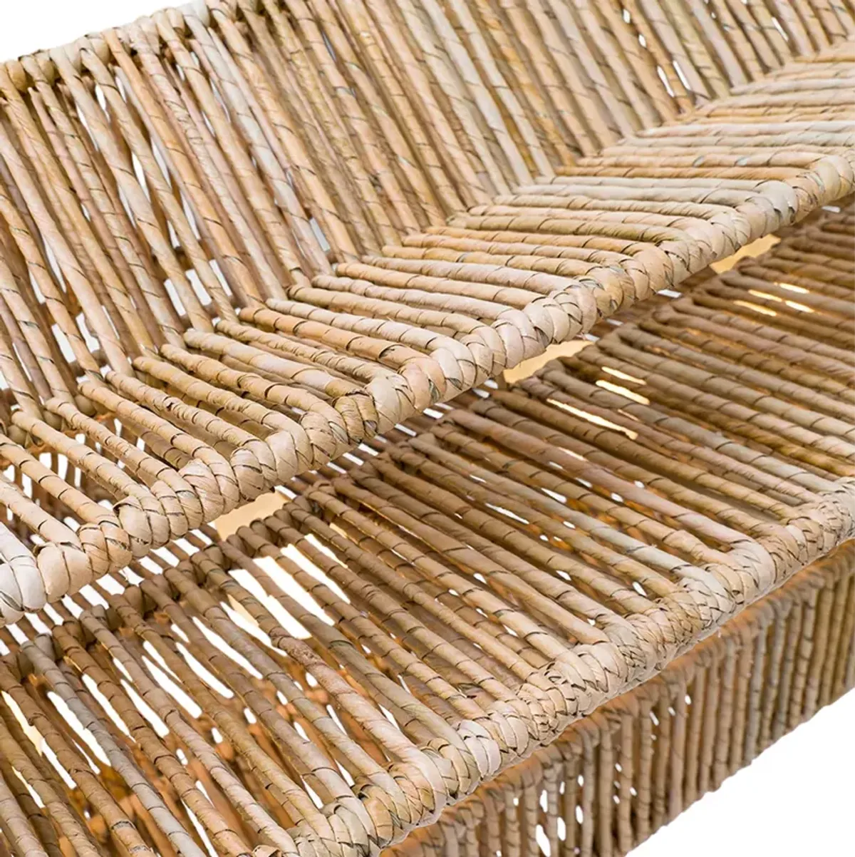 Visual Comfort - Antigua 54" Natural Abaca Linear Chandelier - Brown